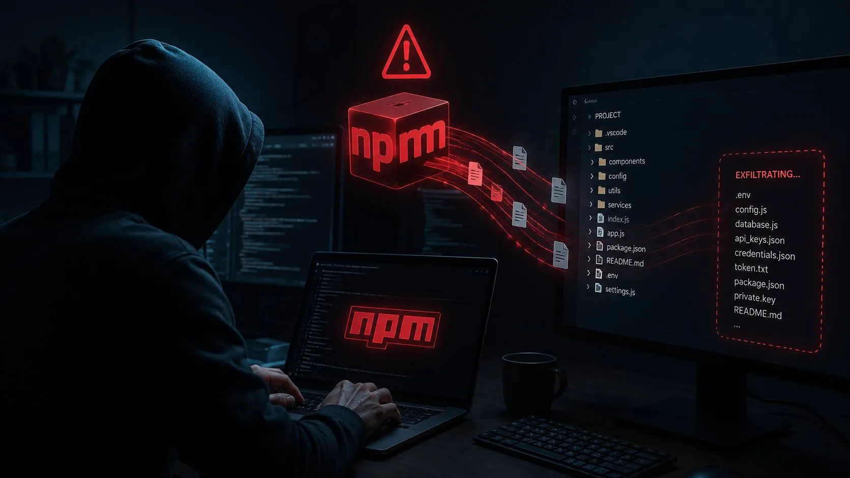 اولین حمله زنجیره تأمین مبتنی بر هوش مصنوعی؛ بسته npm مخرب که توسط AI نوشته شد، فایل‌های برنامه‌نویسان را می‌دزدد!